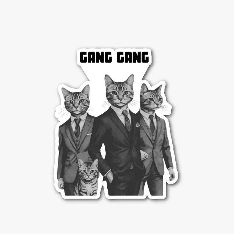 Pet lovers (gang-gang-cat)