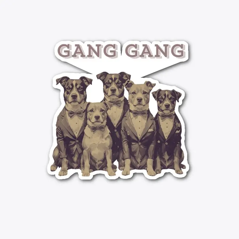 Gang gang collection (Dog-dark)